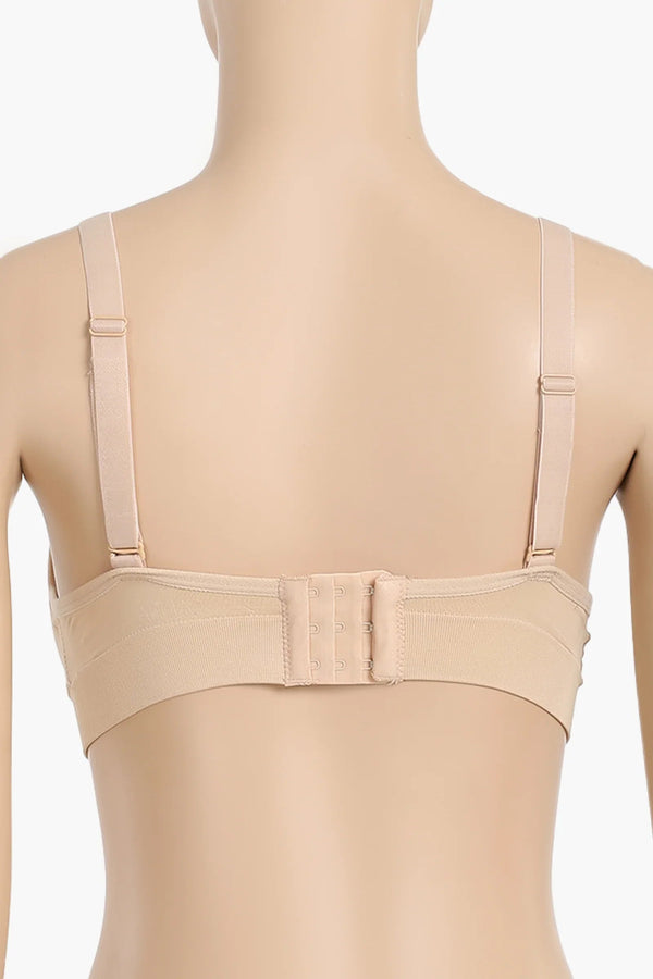Seamless padded bra