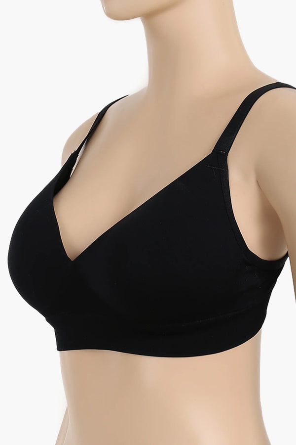 Seamless padded bra