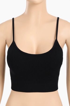 Soft round neck bra