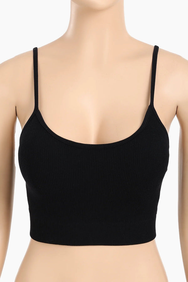 Soft round neck bra