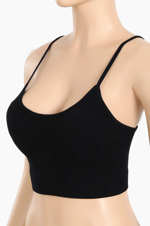 Soft round neck bra
