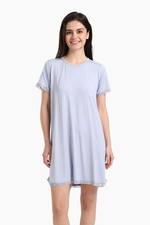 Lace-Trimmed Nightgown