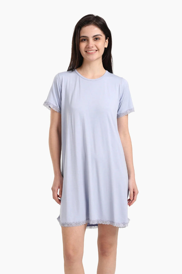 Lace-Trimmed Nightgown