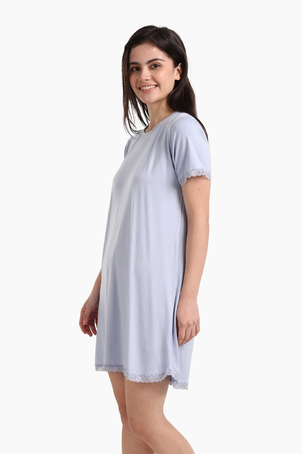 Lace-Trimmed Nightgown