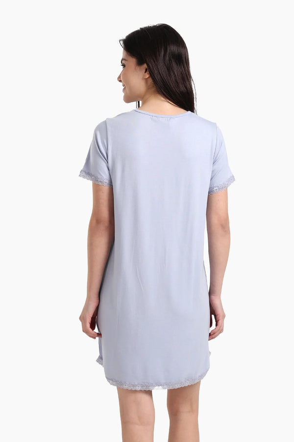 Lace-Trimmed Nightgown