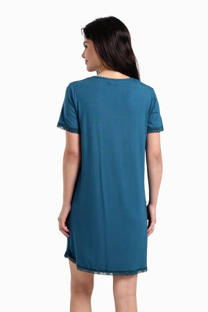 Lace-Trimmed Nightgown
