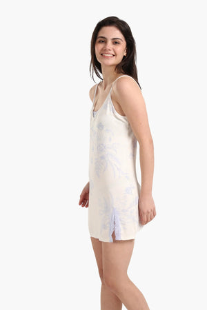 Floral Print Spaghetti Strap Nightgown