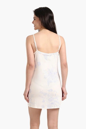 Floral Print Spaghetti Strap Nightgown
