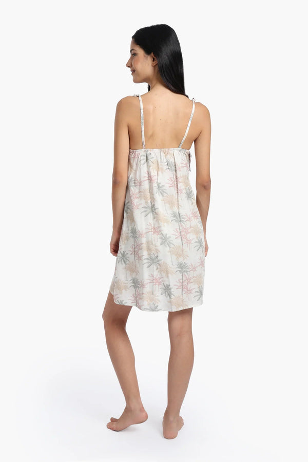 Palm Tree Print Nightgown