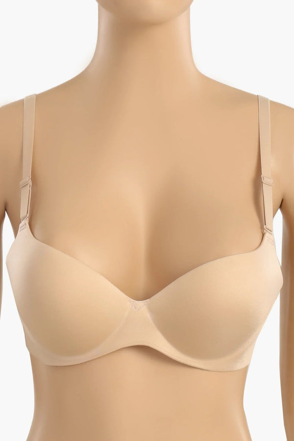 Seamless push-up bra