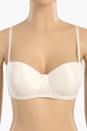 Padded bra with adjustable straps