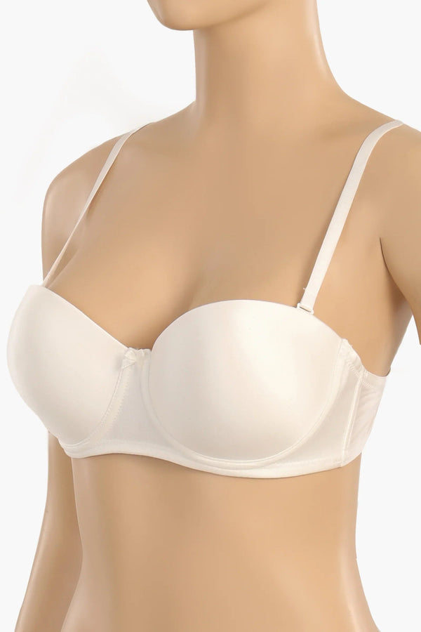 Padded bra with adjustable straps