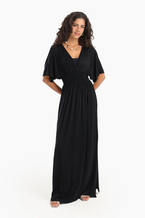 Long nightgown with side slit