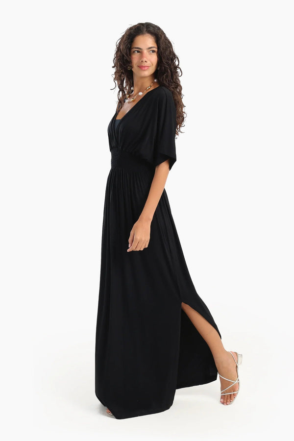 Long nightgown with side slit