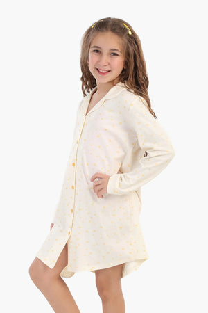 Girls' Nightgown with Sleep Mask