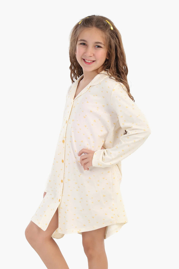Girls' Nightgown with Sleep Mask