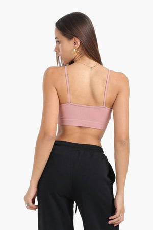 Soft round neck bra