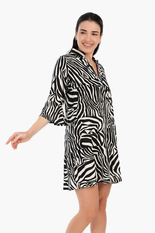 Printed short nightgown