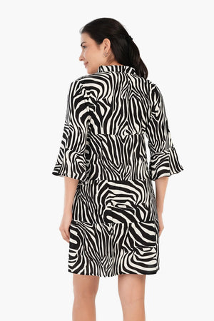 Printed short nightgown