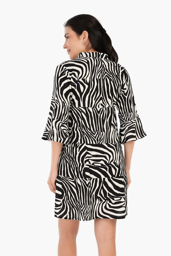 Printed short nightgown
