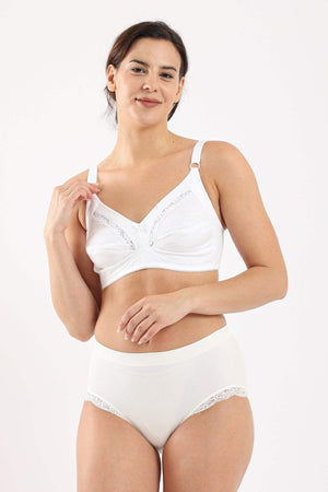 Unlined cotton bra