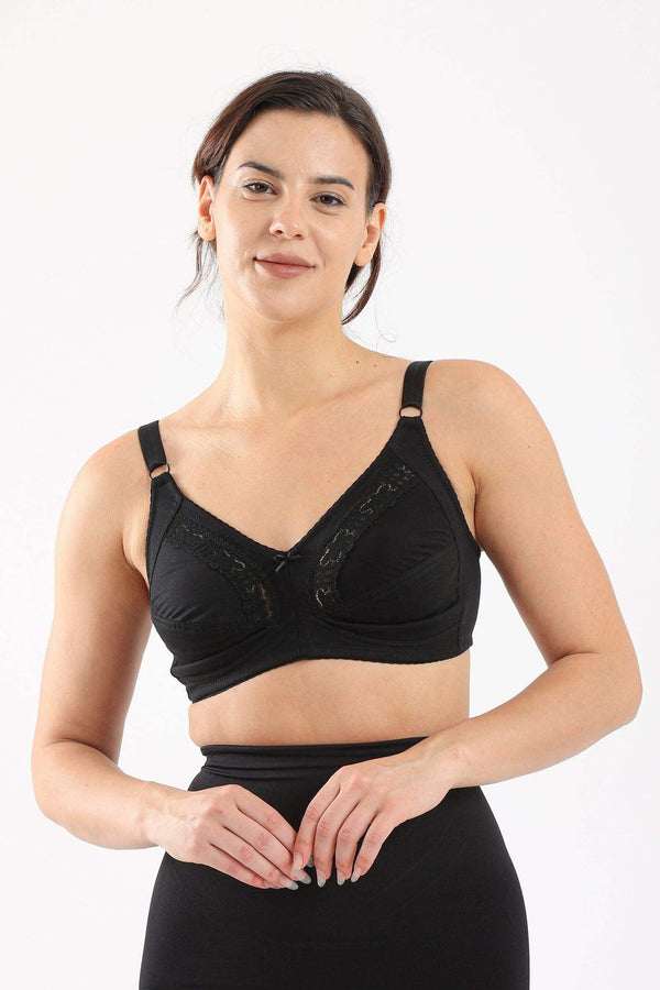 Unlined cotton bra