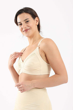Unlined cotton bra
