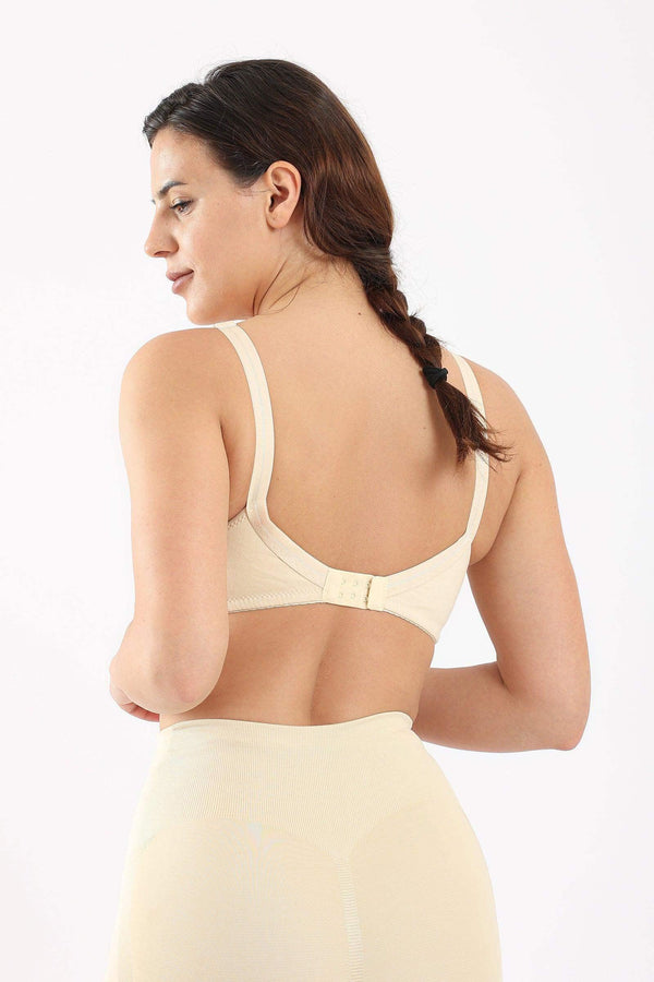 Unlined cotton bra