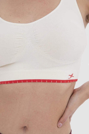 Wireless cotton bra