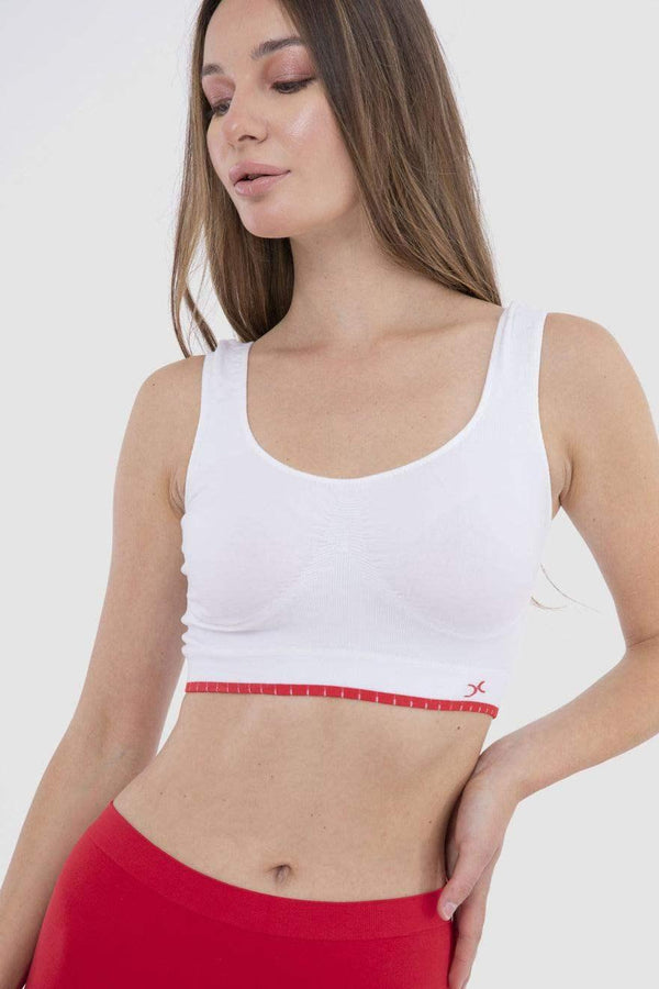 Wireless cotton bra