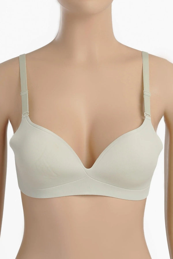 Laser cut balconette bra