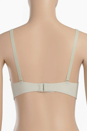 Laser cut balconette bra