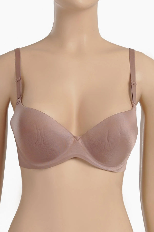 Seamless push-up bra