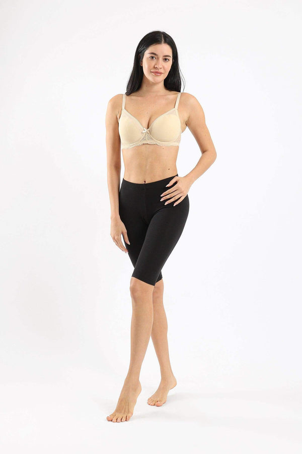 Lace trim mini bra