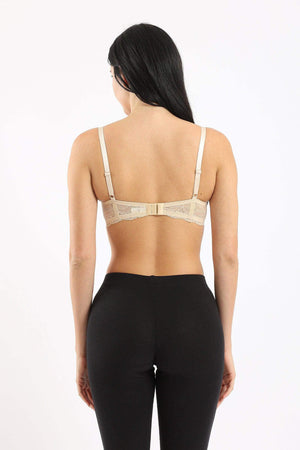 Lace trim mini bra