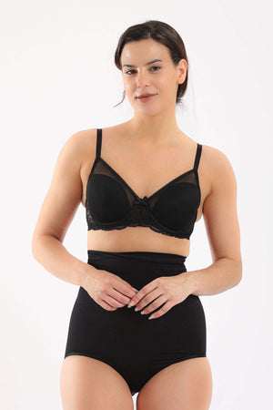 Lace trim mini bra