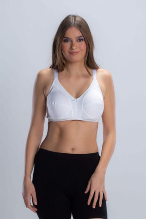Unpadded bra