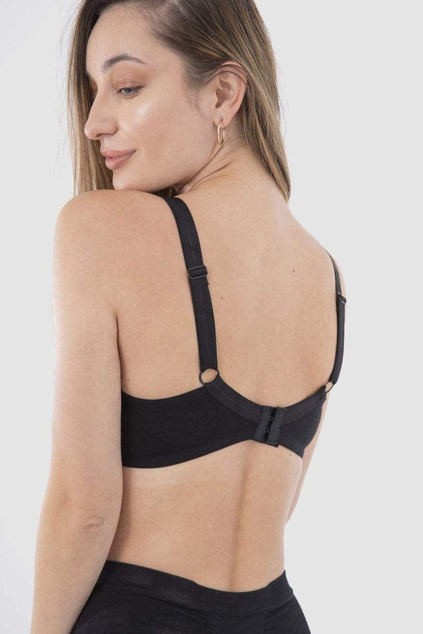 Unpadded bra