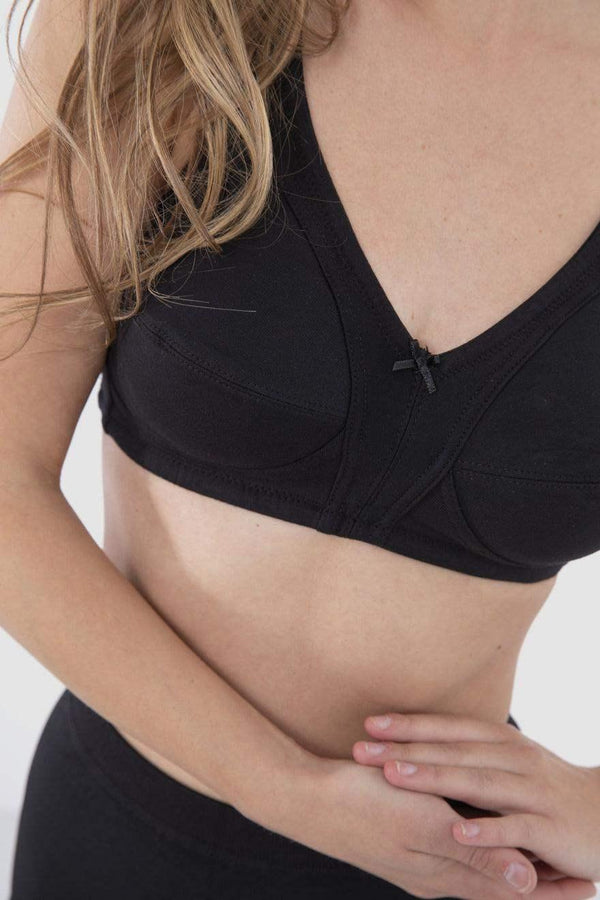 Unpadded bra