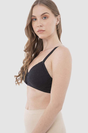 Unpadded bra