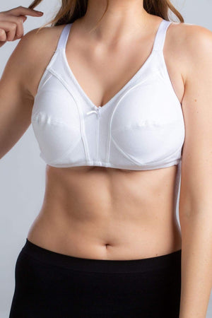 Unpadded bra