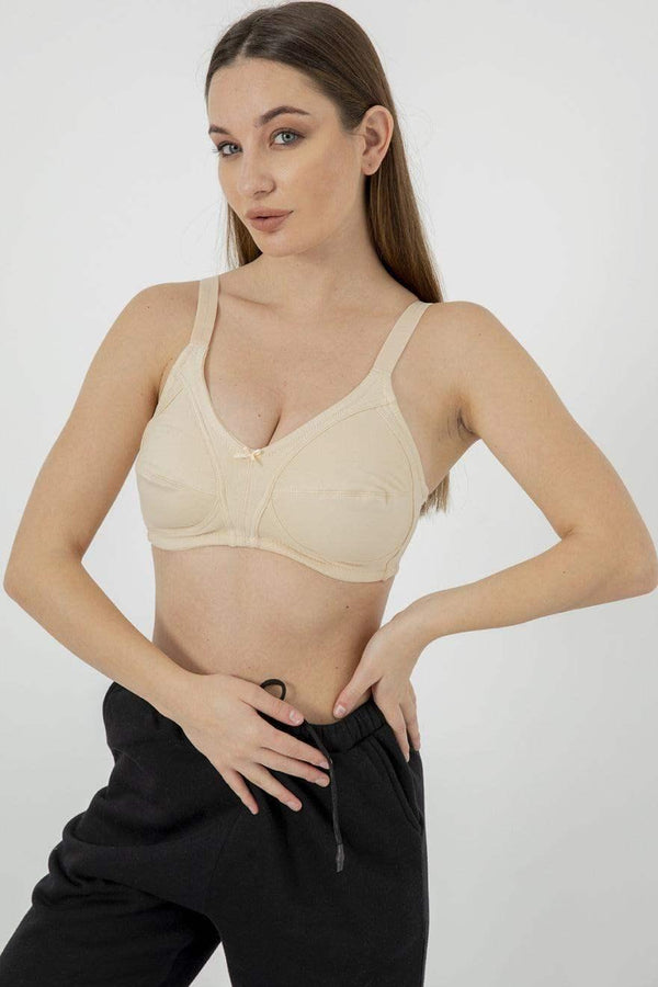 Unpadded bra