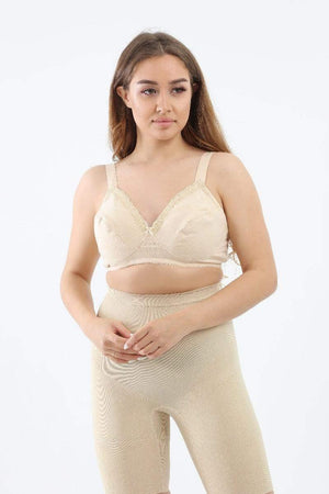 Unpadded bra