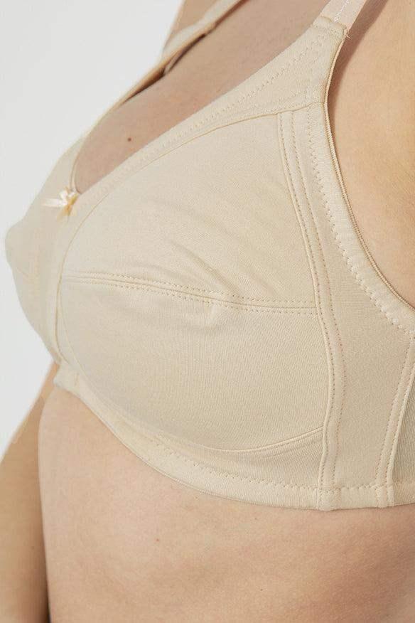 Unpadded bra