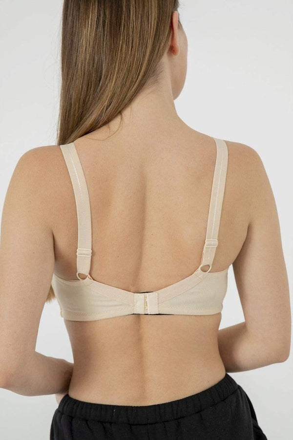 Unpadded bra