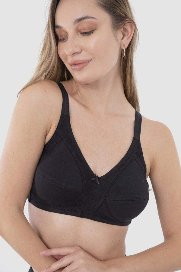 Unpadded bra