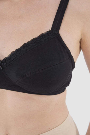Unpadded bra
