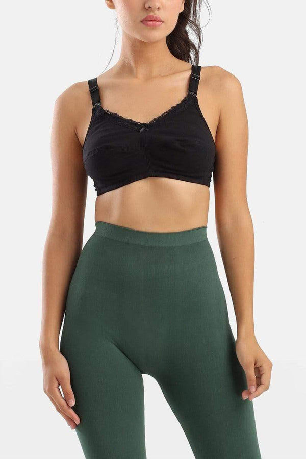 Unpadded nursing bra