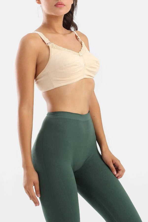 Unpadded nursing bra