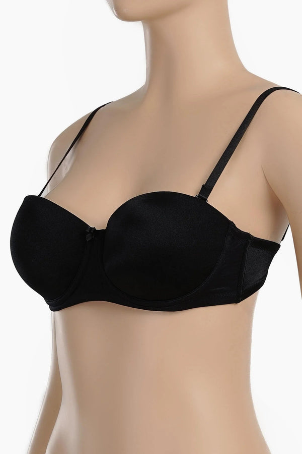 Padded bra with adjustable straps